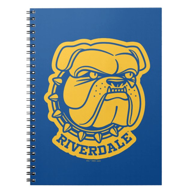 Riverdale Bulldog Head Notebook (Front)
