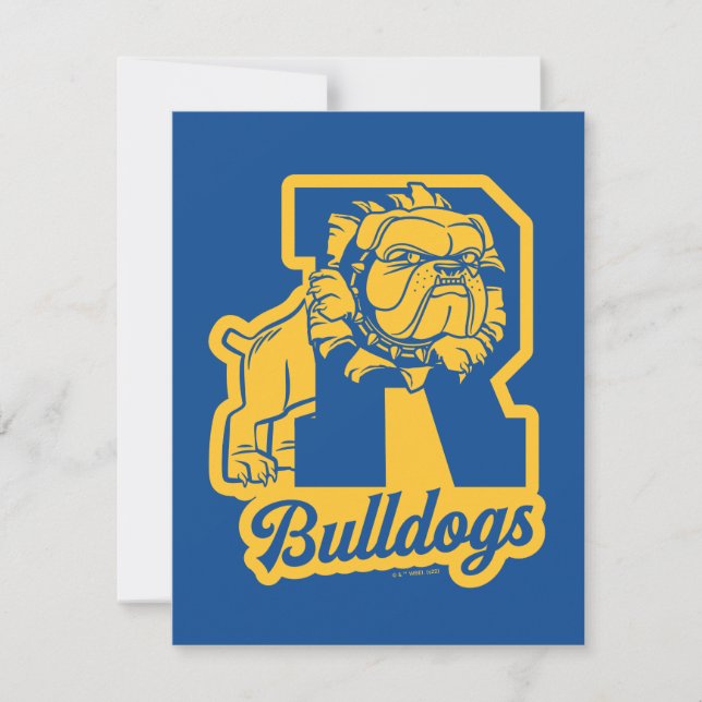 Riverdale Bulldogs Letterman Card (Front)
