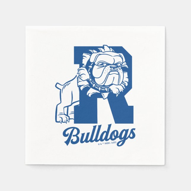 Riverdale Bulldogs Letterman Napkin (Front)