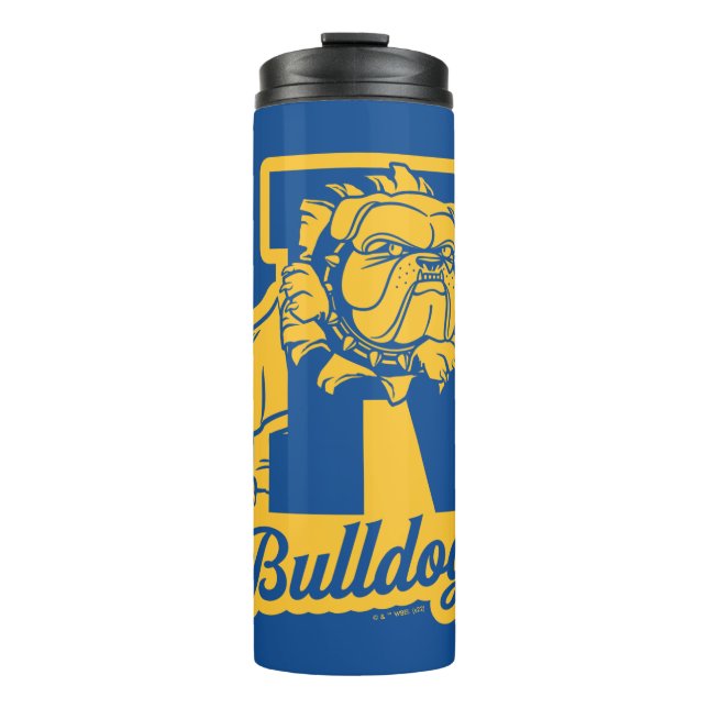 Riverdale Bulldogs Letterman Thermal Tumbler (Front)
