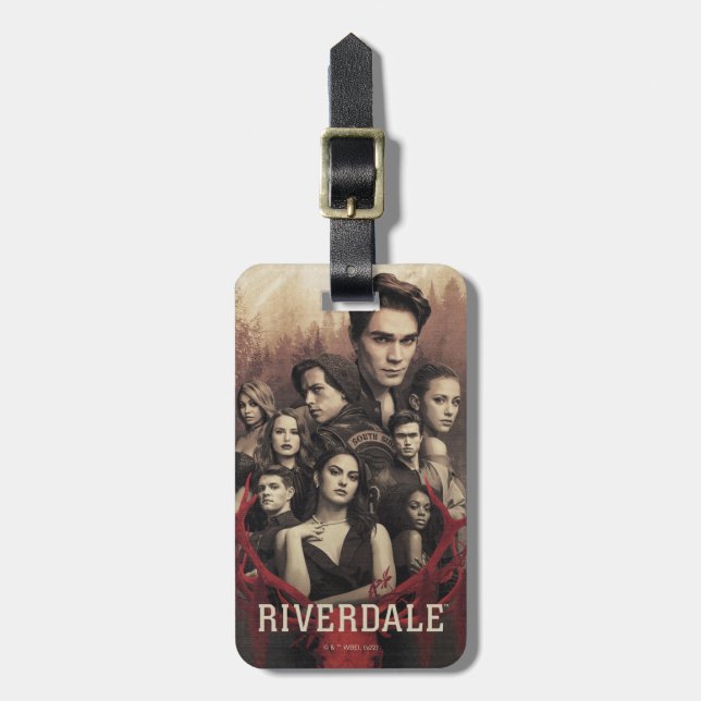 Riverdale Deer Skull Poster Luggage Tag (Front Vertical)