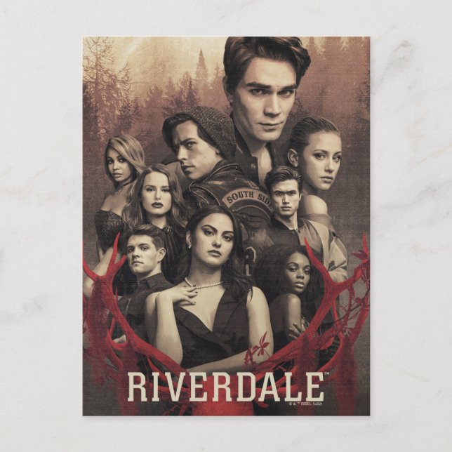 Riverdale Deer Skull Poster Postcard (Front)