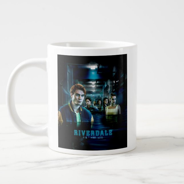 Riverdale Flooded Hallway Poster Large Coffee Mug (Left)