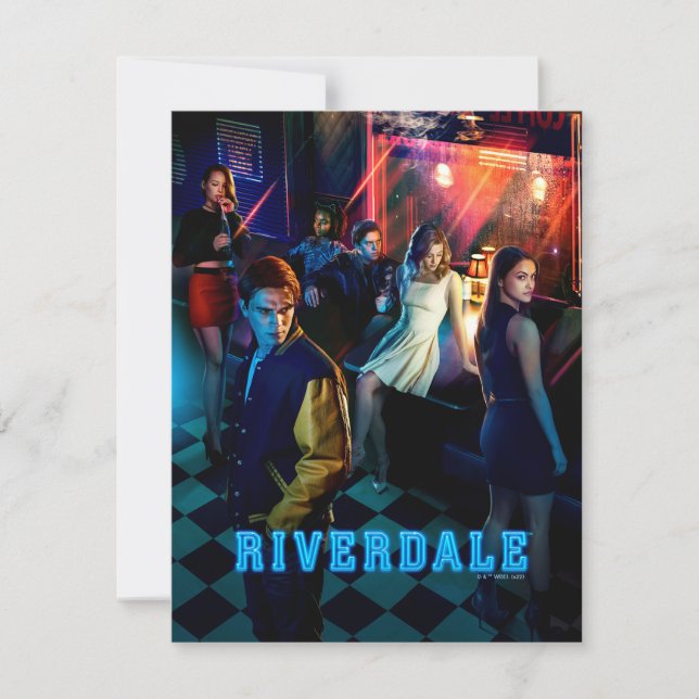Riverdale Inside Pop's Diner Poster Card (Front)
