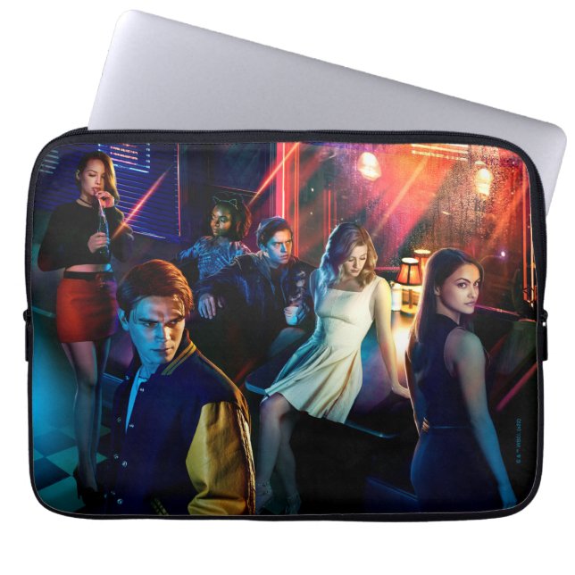 Riverdale Inside Pop's Diner Poster Laptop Sleeve (Front)