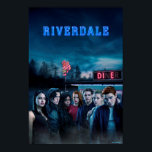 Riverdale Outside Pop's Diner Poster<br><div class="desc">Riverdale | Archie and the gang outside of Pop's Diner at night.</div>