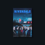 Riverdale Outside Pop's Diner Poster Canvas Print<br><div class="desc">Riverdale | Archie and the gang outside of Pop's Diner at night.</div>
