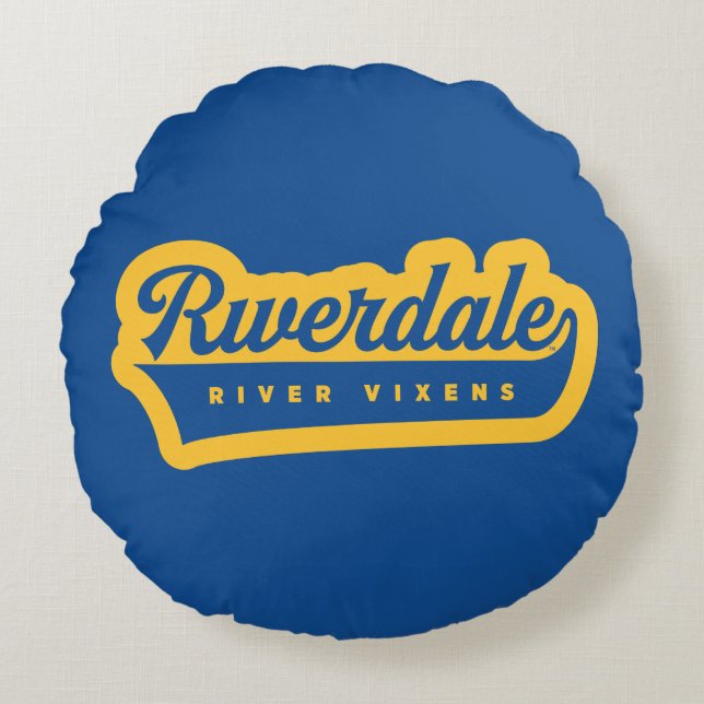 Riverdale River Vixens Logo Round Cushion (Front)