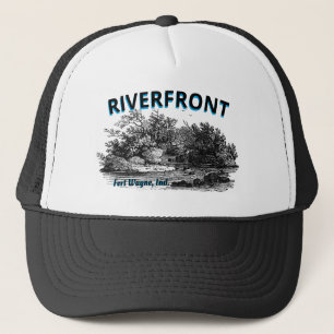 Riverfront Fort Wayne, Indiana Trucker Hat