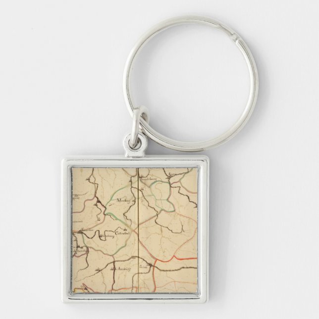Rivers and Valleys of Germany Key Ring (Front)