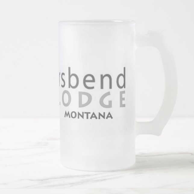 Rivers Bend Lodge Frosted Mug (Right)
