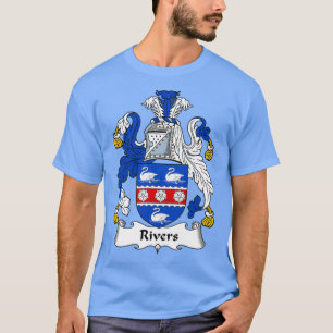 Rivers Coat of Arms Family Crest 1  T-Shirt