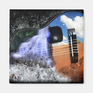 Rivers in the Desert (Guitar Magnet) Magnet