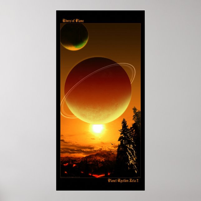 Rivers of Flame - Planet Epsilon Zeta 2 Poster (Front)