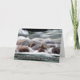 Rivers of Living Water Inspirational Card