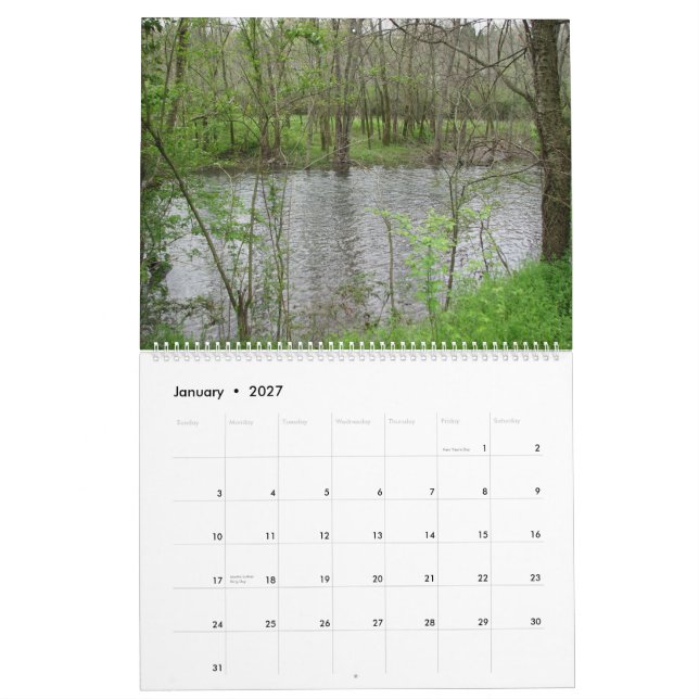 Rivers & Streams 2010 Calendar (Jan 2027)