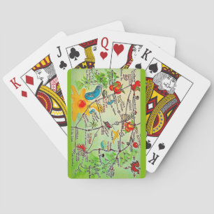 Riverside CA Colorful Playing Cards
