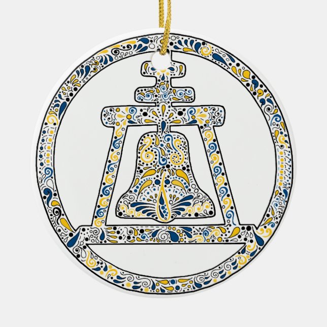 Riverside, California - A Tribute Ceramic Tree Decoration (Front)