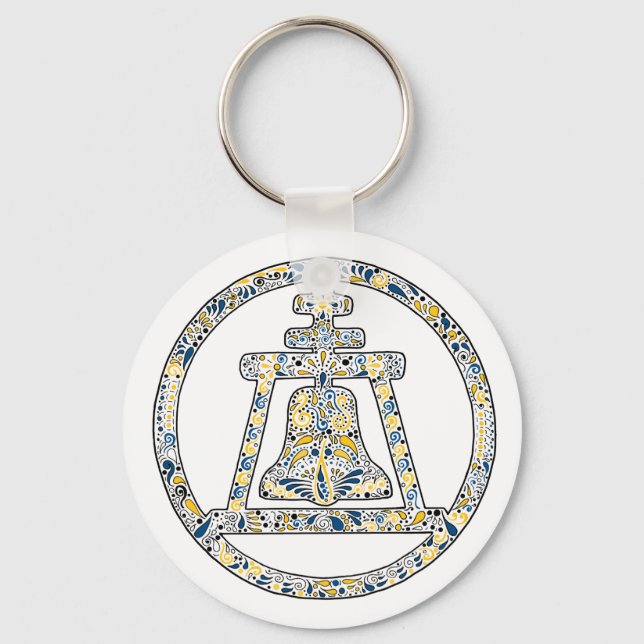 Riverside, California - A Tribute Key Ring (Front)