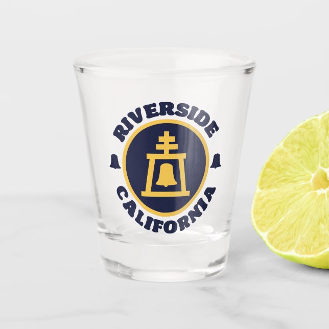 Riverside,California Shot Glass (Front)