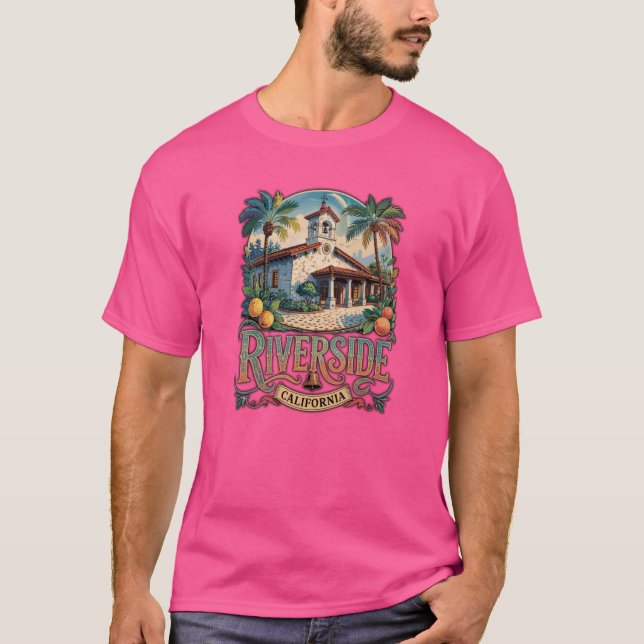 Riverside California  T-Shirt (Front)