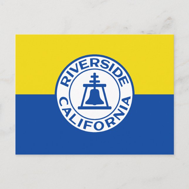 Riverside, California, United States flag Postcard (Front)