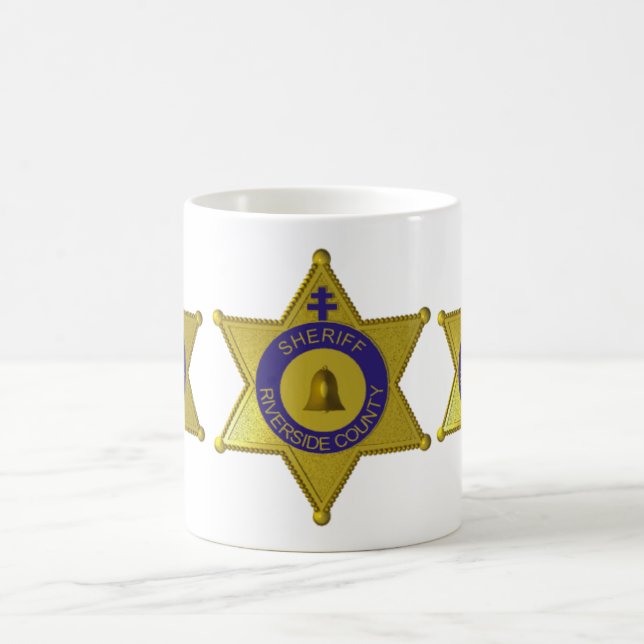 Riverside County Sheriff Badge Coffee Mug (Center)