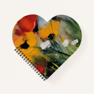 Riverside – Expressive Abstract Meadow Notebook