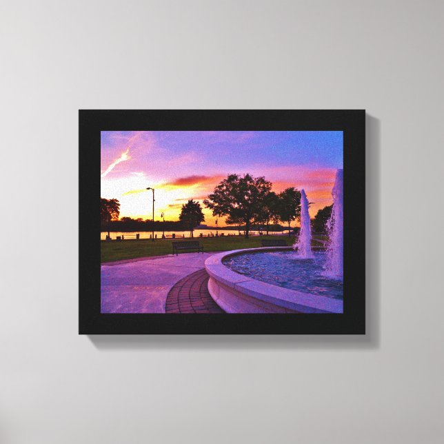 Riverside Park Canvas Print (Front)