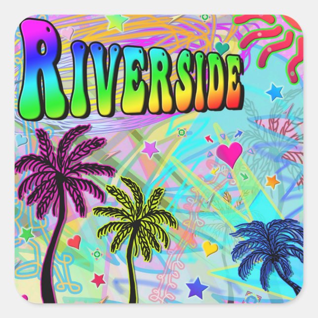 Riverside Vivid Romance Sticker (Front)