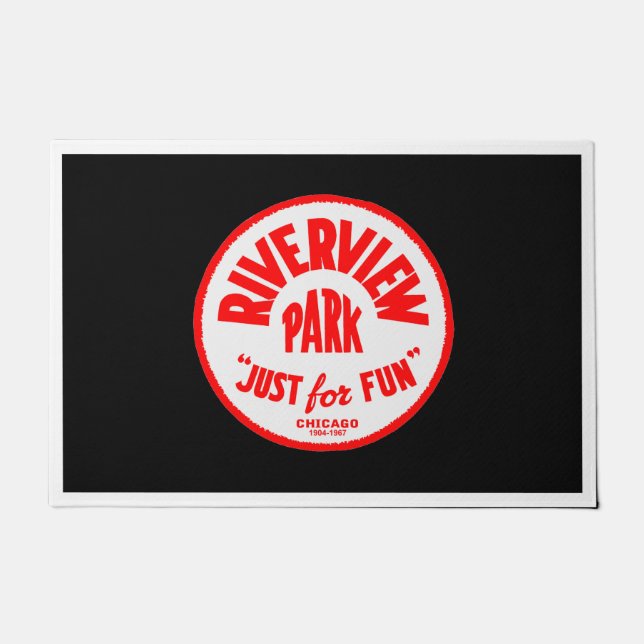  Riverview Amusement Park, Chicago, 1904-1967 IL Doormat (Front)