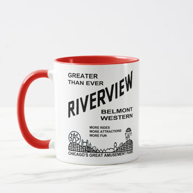 Riverview Amusement Park, Chicago, IL 1904-1967 Mug (Left)
