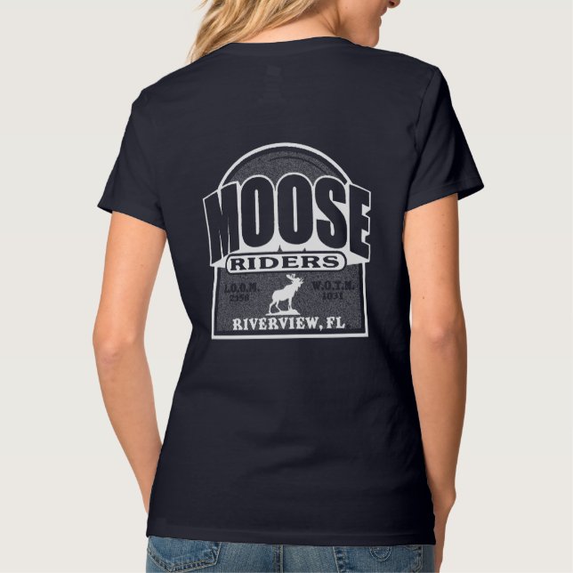 Riverview Moose Riders Shirt Wms (Back)