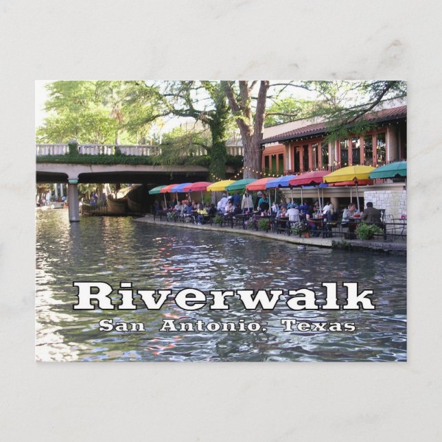Riverwalk, San Antonio, TEXAS Postcard (Front)