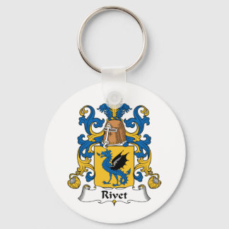 Rivet Family Crest Key Ring