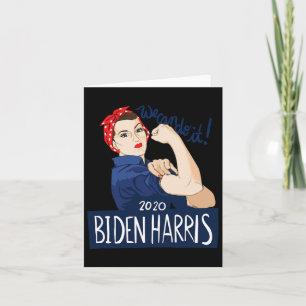 Riveter We Can Do It Biden Harris 2020  Card