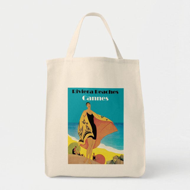Riviera Beaches ~ Cannes Tote Bag (Front)