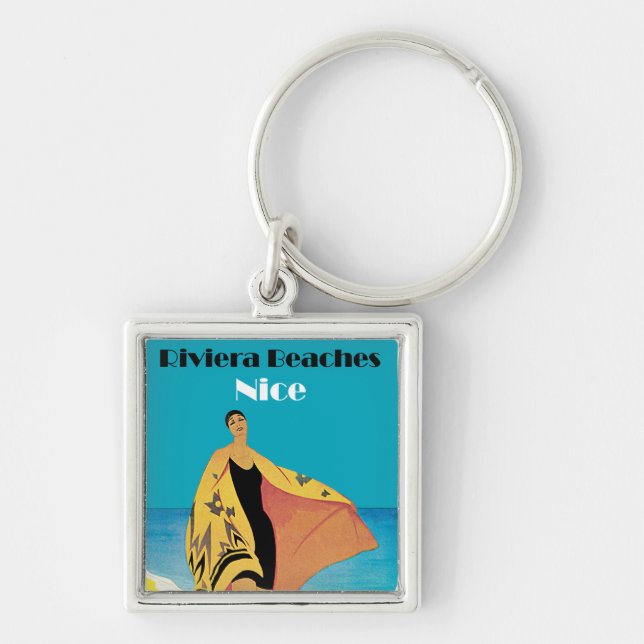 Riviera Beaches ~ Nice Key Ring (Front)