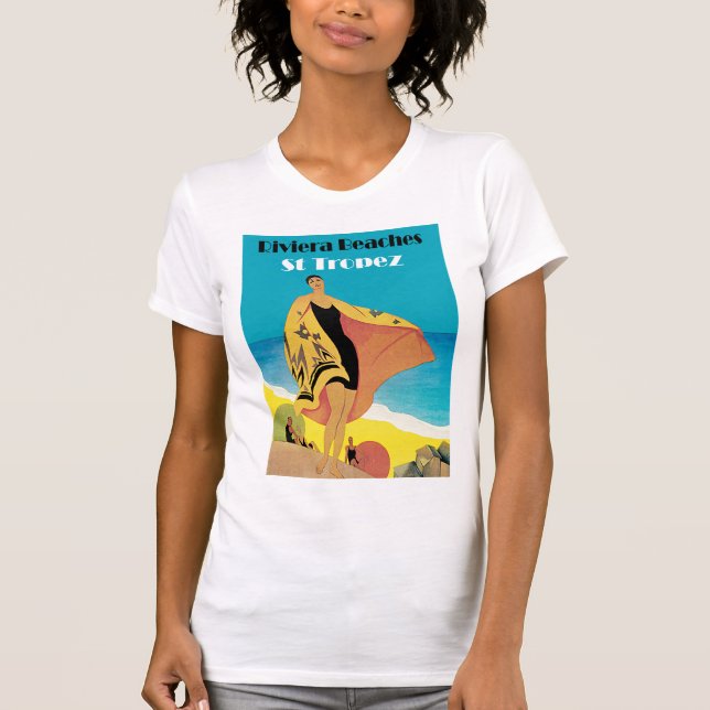 Riviera Beaches ~ St Tropez T-Shirt (Front)