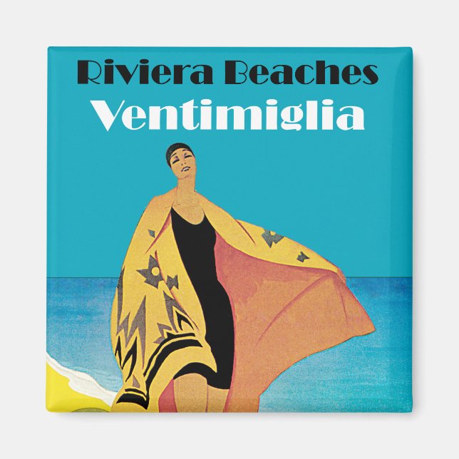 Riviera Beaches ~ Ventimiglia Magnet (Front)