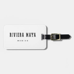 Riviera Maya Mexico Luggage Tag