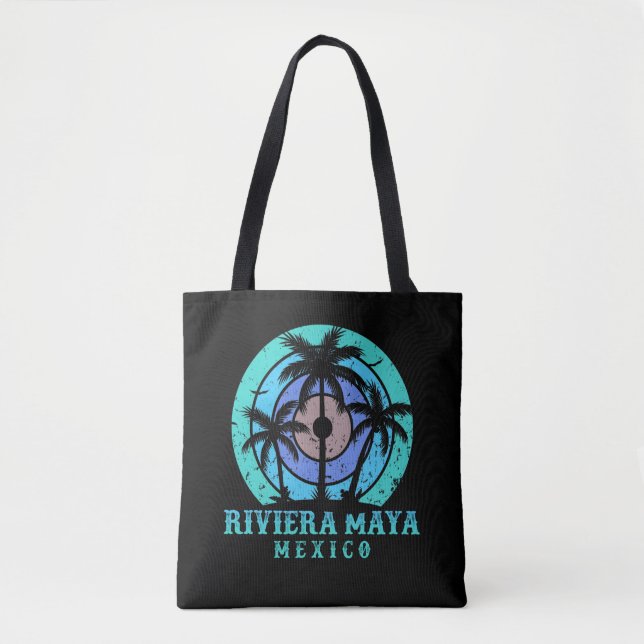 Riviera Maya Mexico Tote Bag (Front)