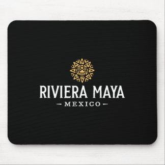 Riviera Maya Mexico Vintage Sun Beach Vacation Sou Mouse Pad