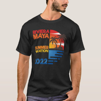 Riviera Maya Summer Vacation 2022 Matchig Group De T-Shirt