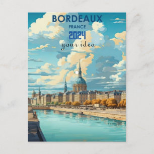riviere de la Bourse Bordeaux France Travel Postc Postcard