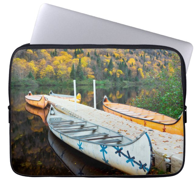 Rivière Jacques-Cartier | Rabaskas Dock Laptop Sleeve (Front)