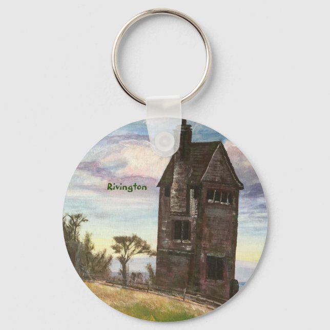 Rivington Pigeon Tower   Key Ring (Front)