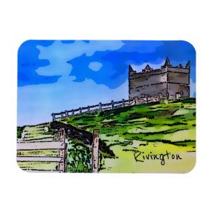 Rivington pike Horwich original art Magnet
