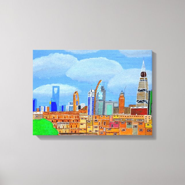 Riyadh Canvas Print (Front)