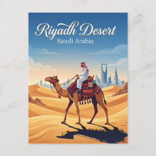 Riyadh Desert Saudi Arabia Postcard